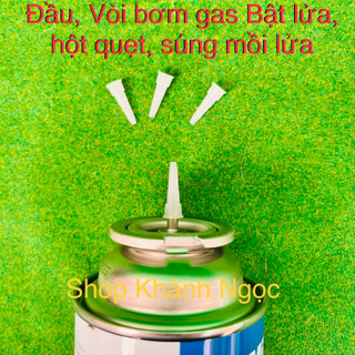 10 Đầu Chuyển Đổi Bơm Gas Bật Lửa Bằng Bình Gas Du Lịch - Van Bơm Bật Lửa Khò Bằng Bình Ga mini