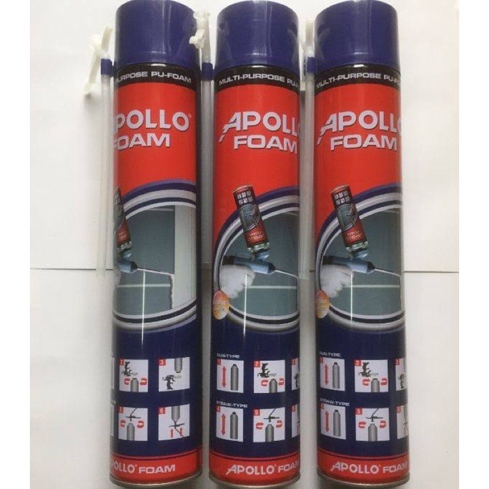APOLLO FOAM - FORM PU Extended FOAM Glue(Apollo)[Cracking] 750ml
