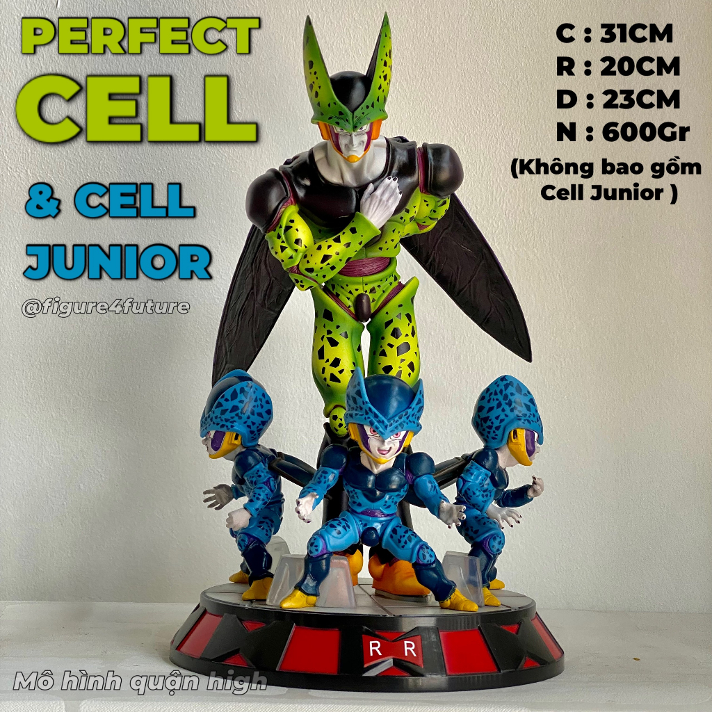 Perfect Cell รุ ่ นสูง 31 ซม . - Perfect Savage Beetle Slug - Cell junior - dragonball Bow Model