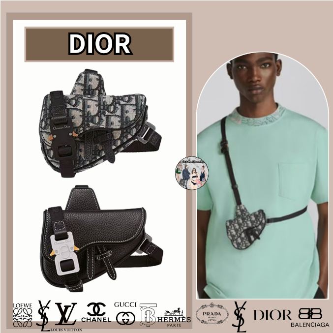 Dior saddle/NANO/กระเป๋าสะพายไหล่ผู้หญิง