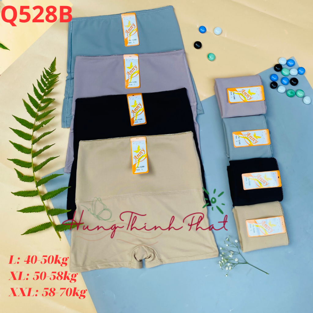 Anny 528B womens THAILAND กางเกงชั้นในสูง 2-in-1 กระชับพุง และเป็นทรงกางเกงขาสั้นสะดวก ไซส์ L,XL,XXL