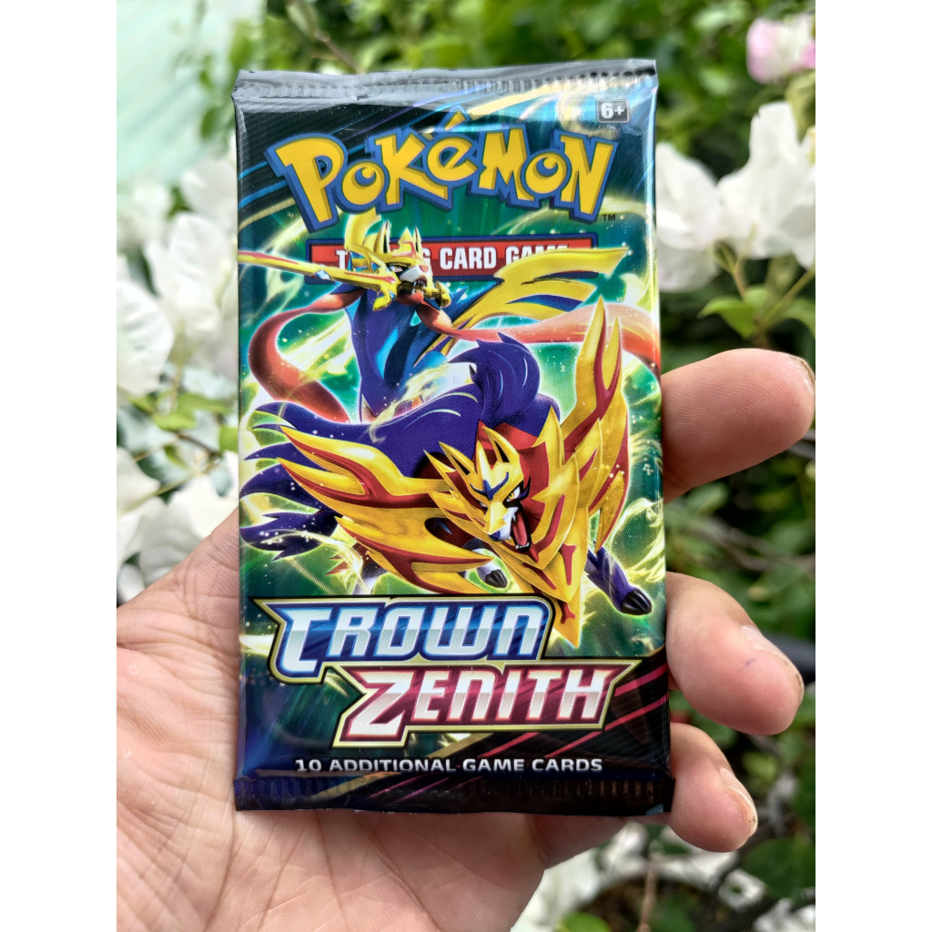 [KW2 Pokemon ] [EN ] 01 Pack Pokémon TCG Pack Crown Zenith Booster Pack - Pokemon ของแท ้