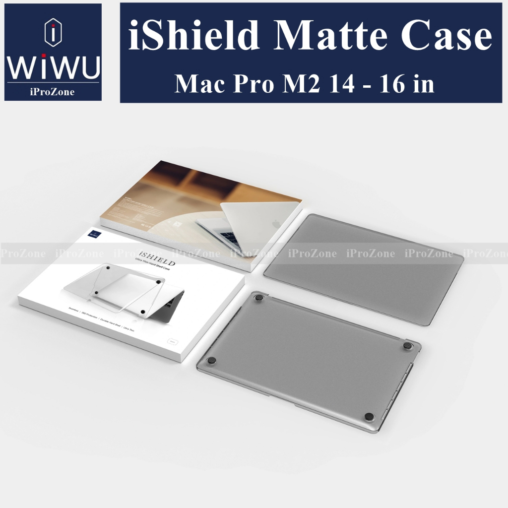 Cover Case / Ultra thin Matte Case สําหรับ Macbook Pro 14 - 16 In M2 Max / M1 ของแท ้ WIWU iSHIELD Ultra thin
