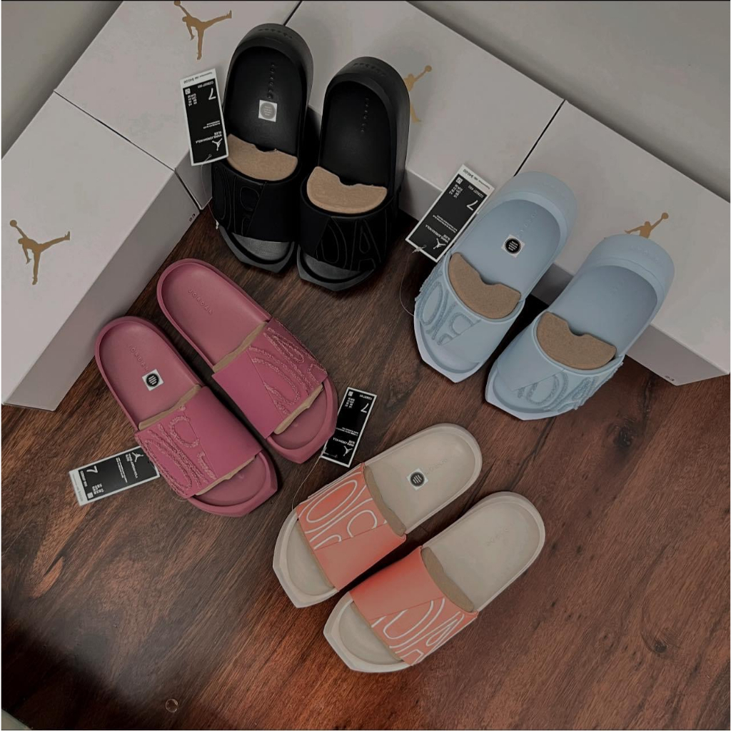 [GENUINE] Jordan Nola Womens Cross-Strap Sandals Full Color Fullbox CZ8027 001 CZ8027 811