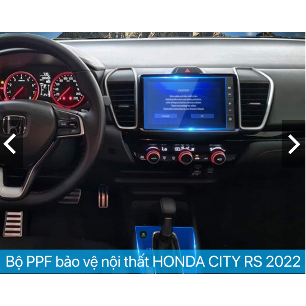 Honda city RS 2022 PPF TPU ภายในป้องกันรอยขีดข่วนฝาครอบ PPF รักษาตัวเอง