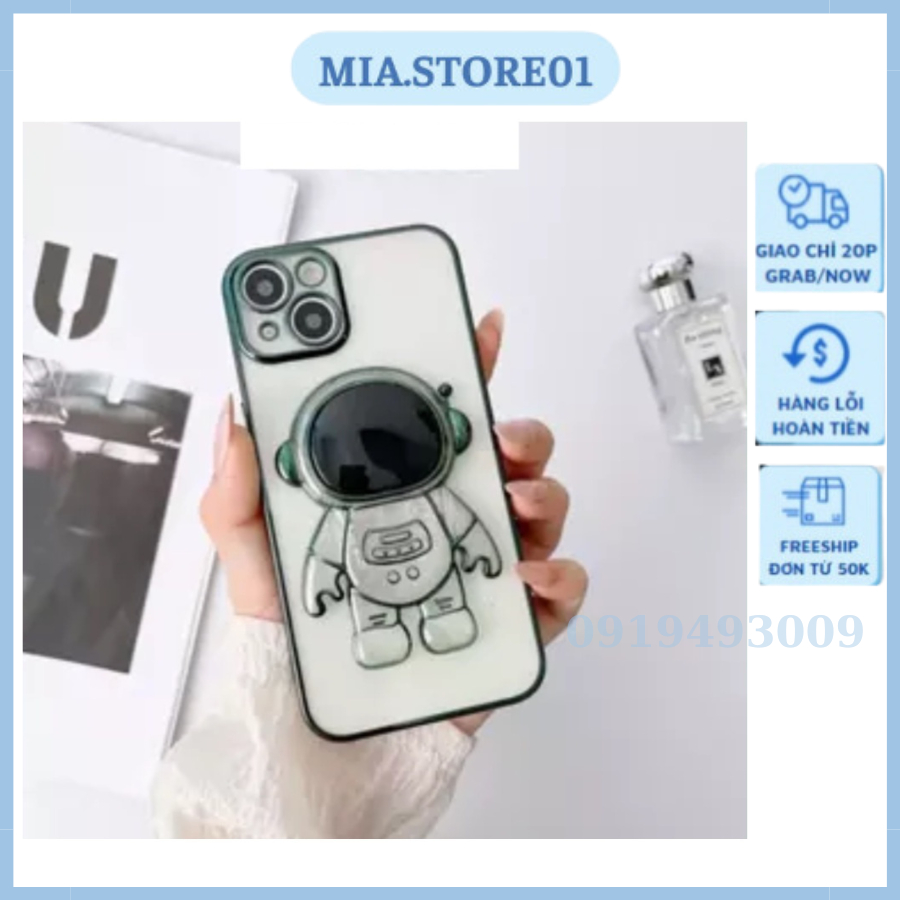 เคสโทรศัพท์ IP นักบินอวกาศพร้อมที่วางโทรศัพท์สําหรับ 6/7/8/x/xsmax/11/12/13/Plus/Pro/Promax MIA STOR