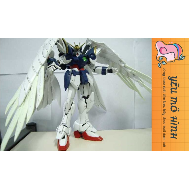 [Hot] Gundam HG Diyuzhanshen Wing Fighter Zero มาพร้อมฐานแสดง HG