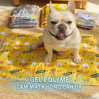 Thảm mát cho thú cưng Super Cool – Đệm gel lạnh chống nóng cho chó mèo dễ làm sạch