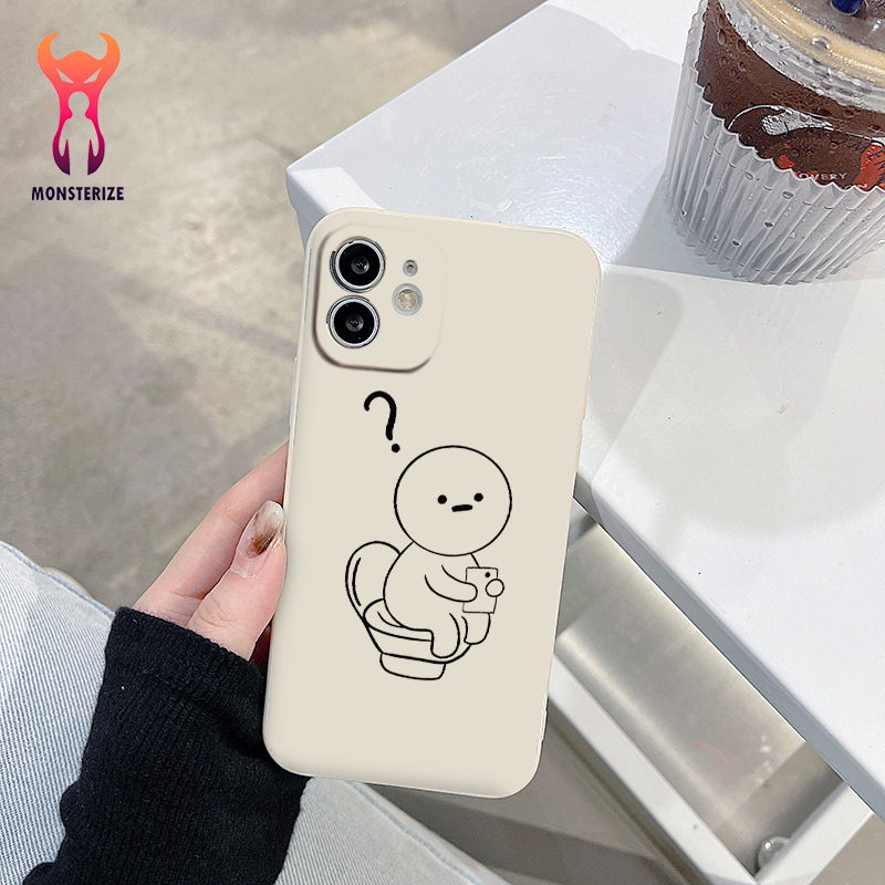 เคสโทรศัพท์ Iphone รูปทรงมนุษย์ขอจุดสําหรับ iphone 6plus/6s/7/7plus/8/8plus/x/xs/11/12/pro/max/plus/
