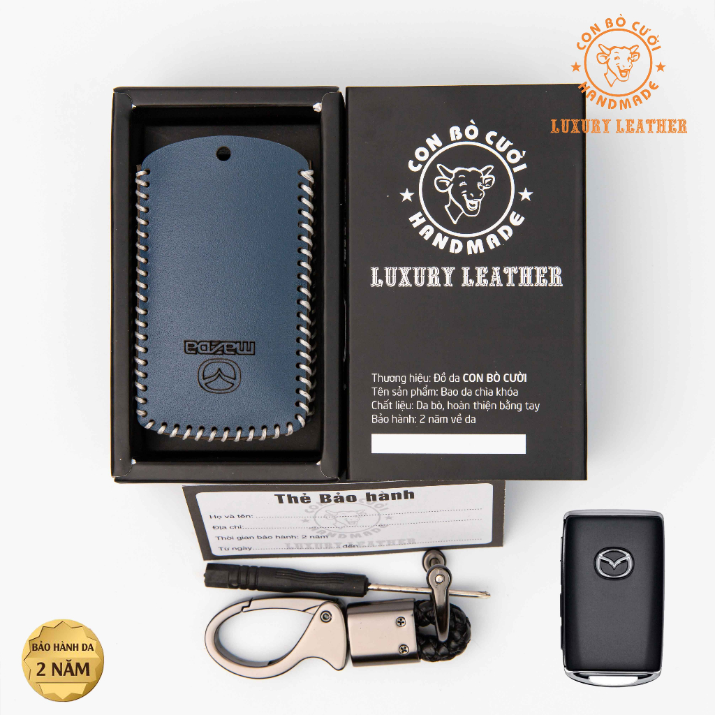 Mazda 3.2020 -2026, Cx3 CX30, CX8 2022-2026, Mazda 2 2023-2026, CX5 2023-26 เคสกุญแจหนังหนังวัว