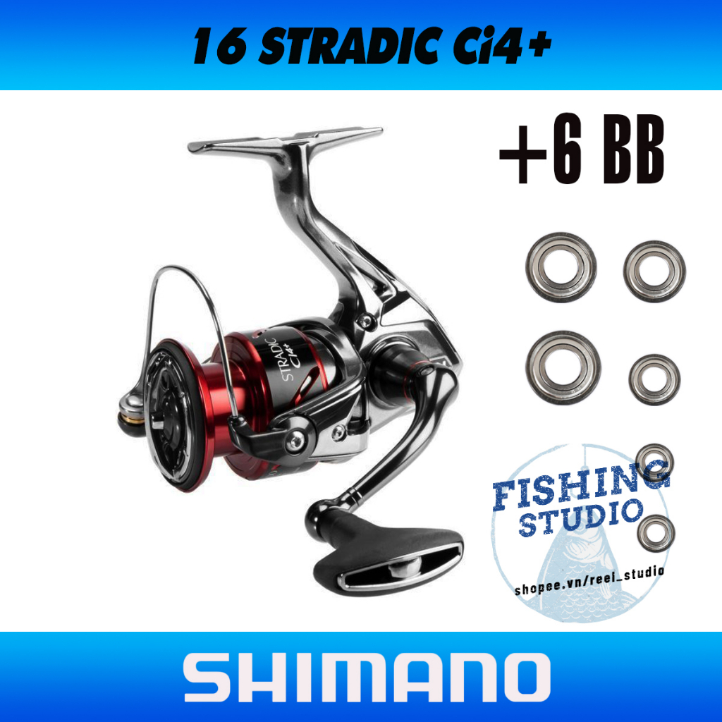Ball Bearing Kits For Shimano Stracdic Ci4+ (Bộ vòng bi bạc đạn máy câu cá Stradic Ci4+