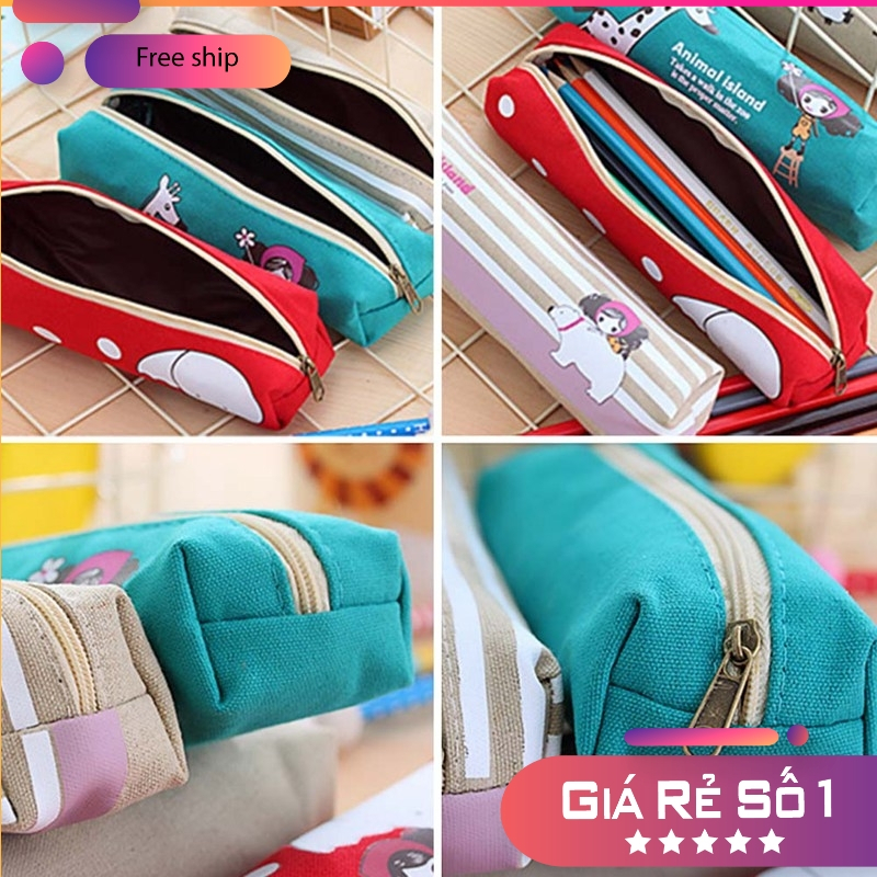 กระเป๋าใส่ปากกา กล่องปากกา สําหรับ Pula girl Canvas