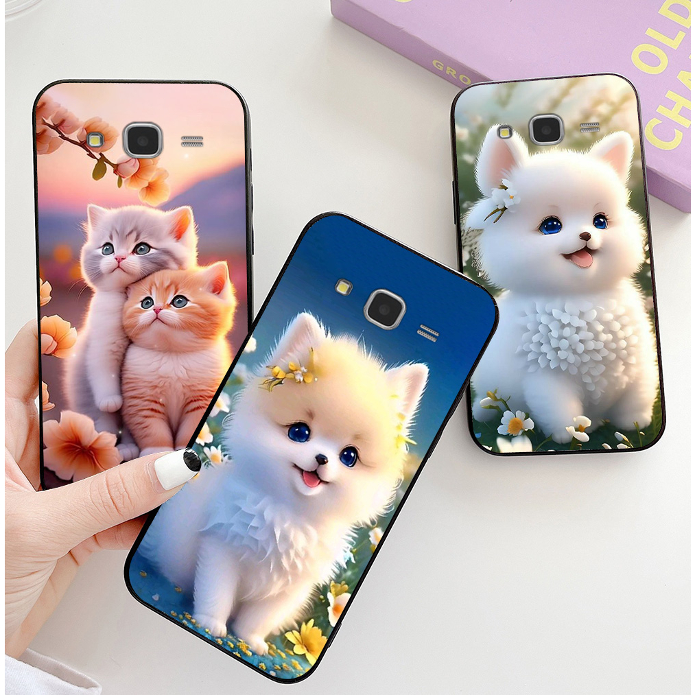 เคส Samsung j2 2016 / j2 prime พิมพ์ลายแมวน่ารัก