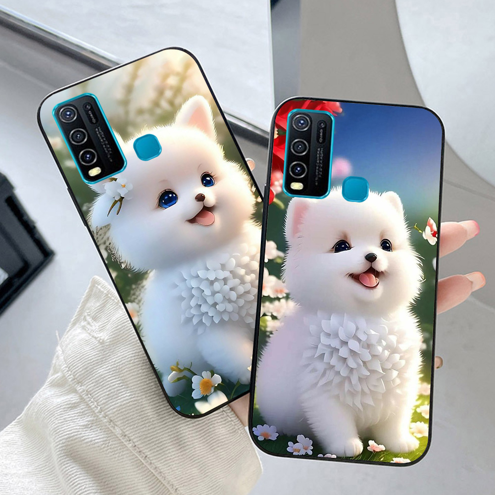 เคส Vivo y30 / vivo y50 พิมพ์ลายแมวน่ารัก