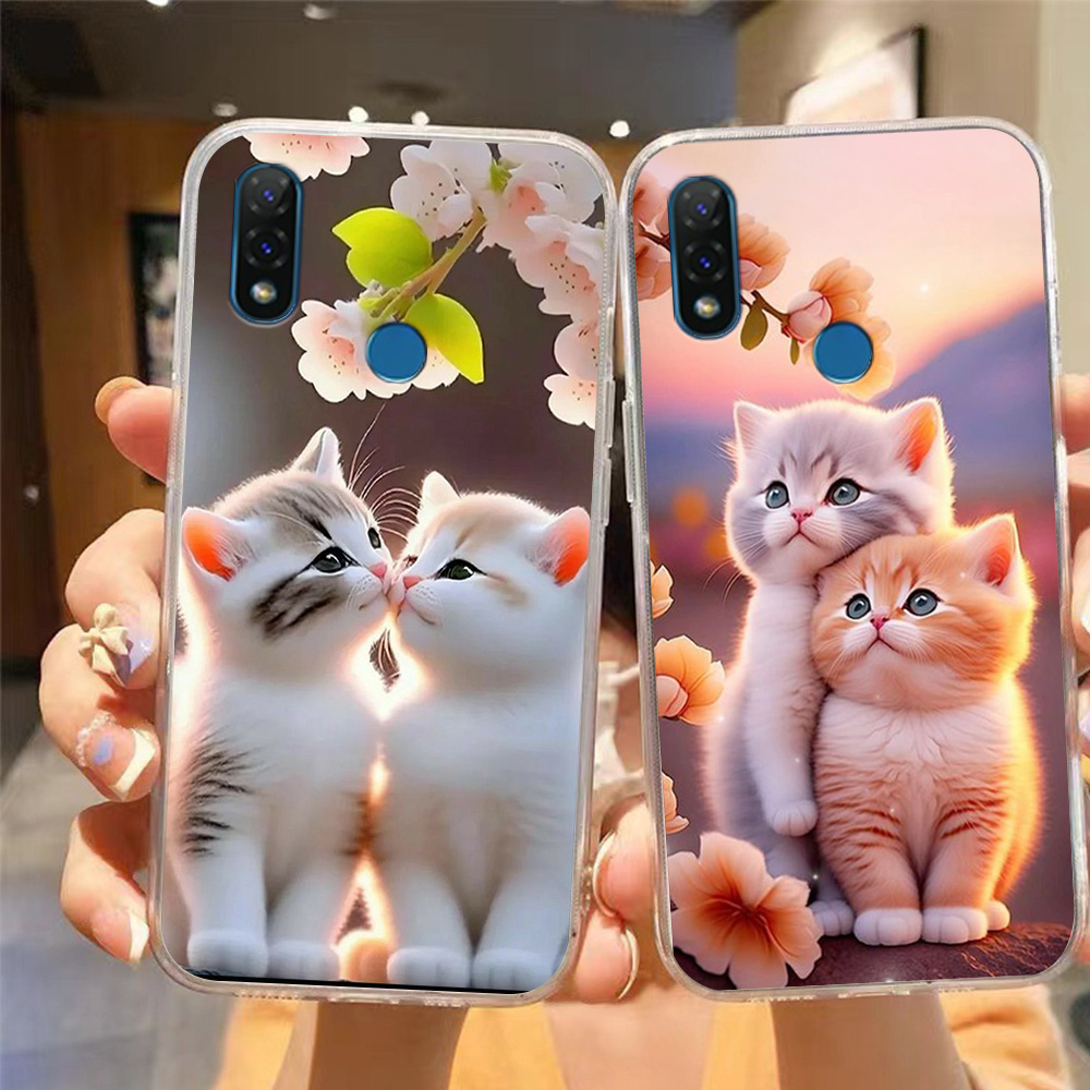 เคส Vsmart Joy 2 Plus / vsmart Joy2+ พิมพ์ลายแมวน่ารัก