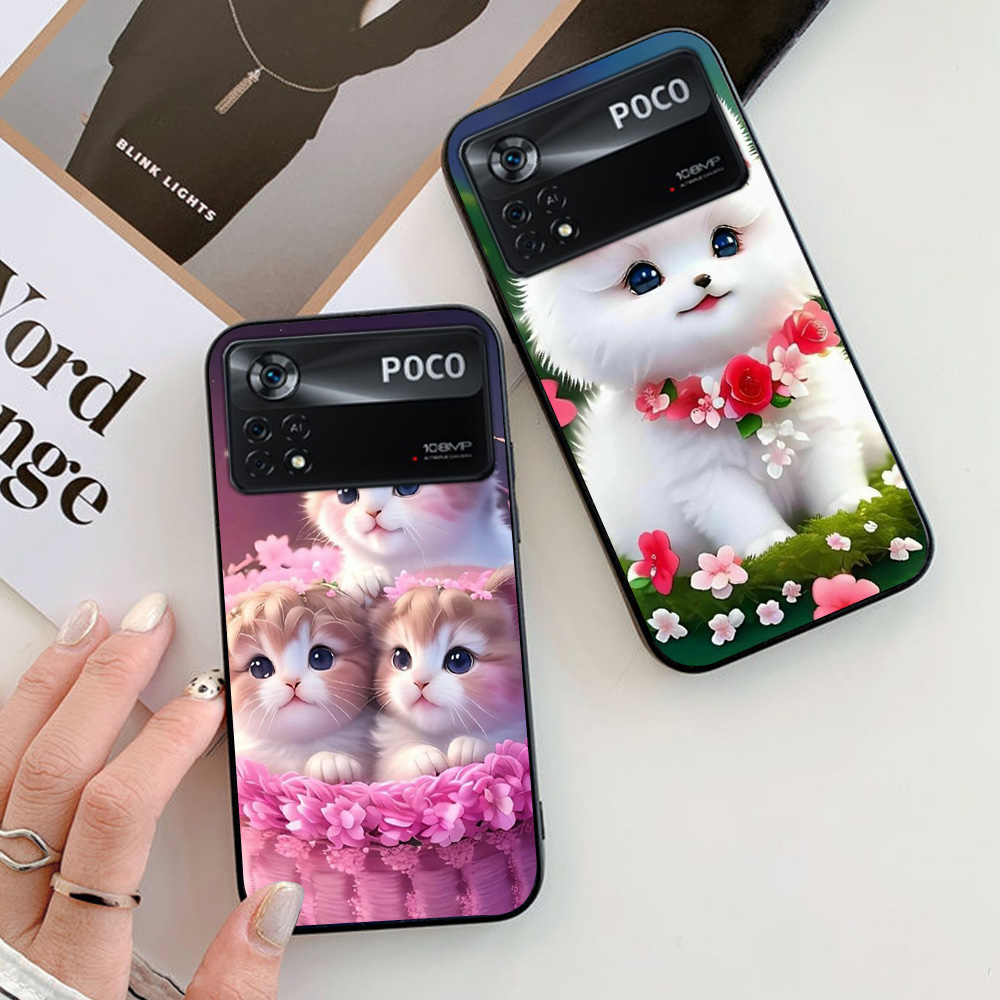 เคส Xiaomi poco x4 gt / x4 pro พิมพ์ลายแมวน่ารัก