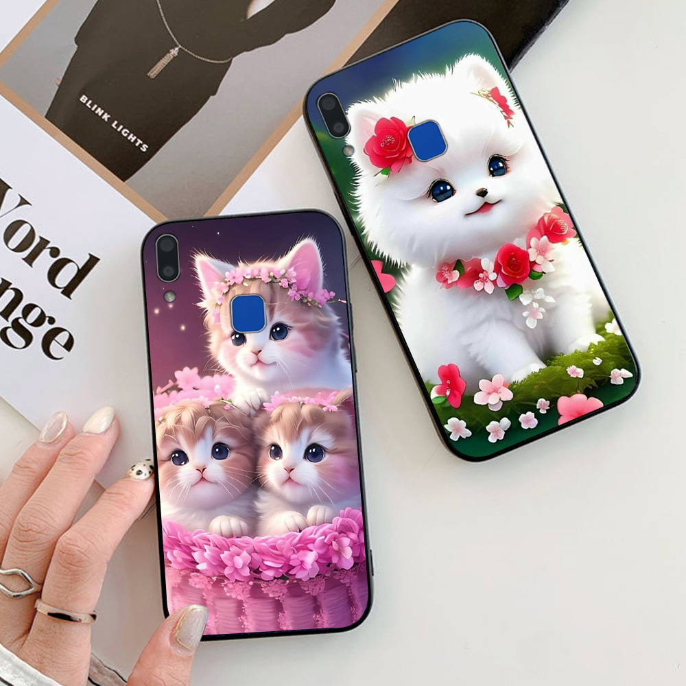 เคส Vivo y91 / vivo y91c / vivo y93 / vivo y95 พิมพ์ลายแมวน่ารัก