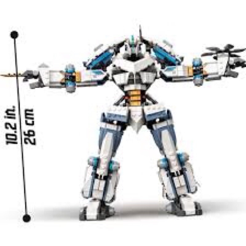ประกอบ 71738 - 99901 (Ninja Zanes Ice TiTan Robot Puzzle 972 ชิ้น)