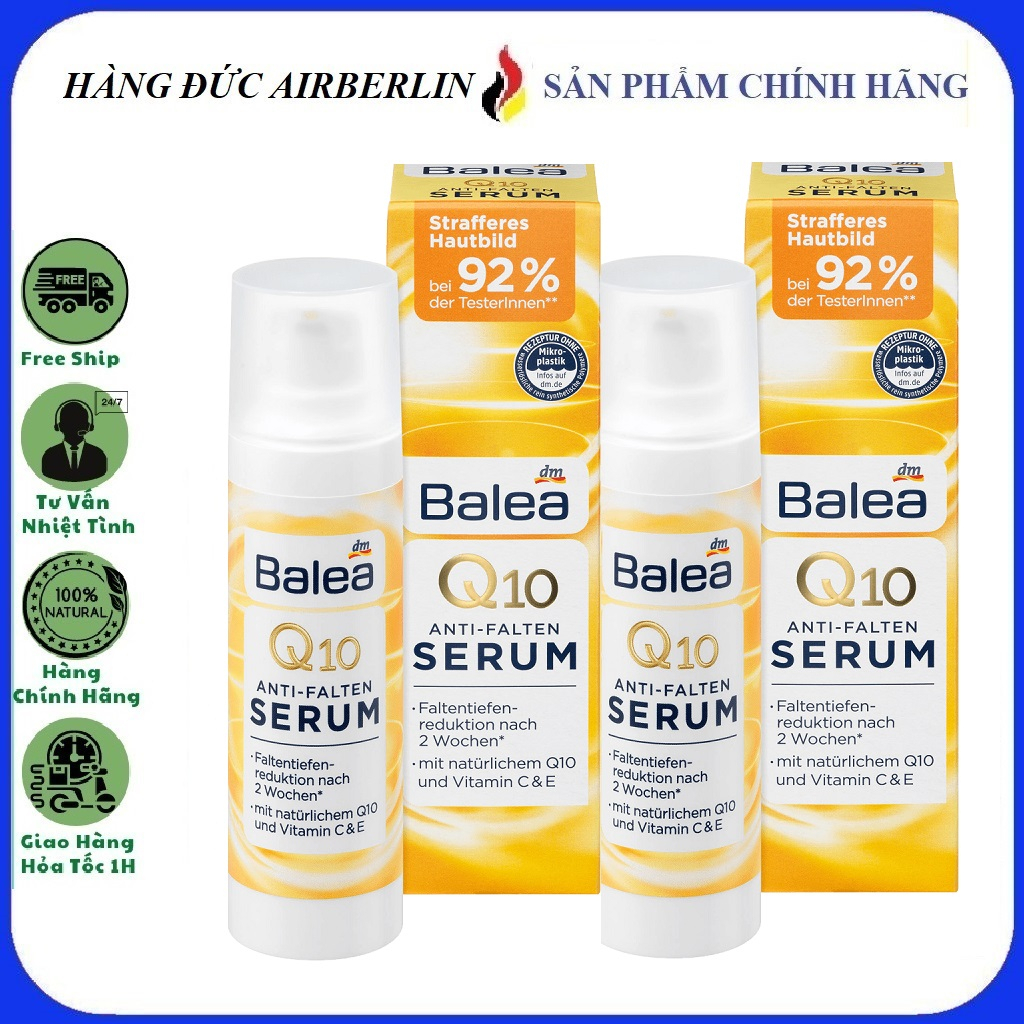 [ ของแท ้ ] Balea Q10 Anti-Aging Serum 30ML
