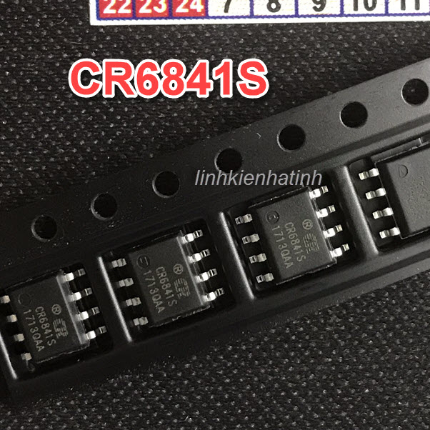 กระเป๋าส่วนประกอบ IC กําลังสูง CR6841S CR6841 SOP-8 จํานวน 5 ชิ้น