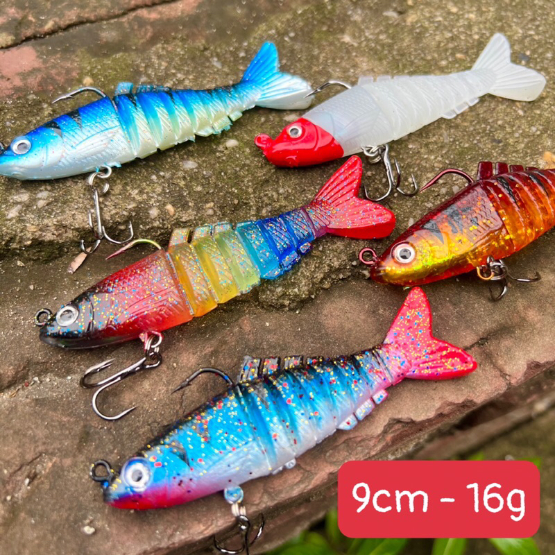 7-Segment ชุดเหยื่ออ่อนพร้อมลิ้น