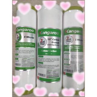 ชุดกรองน้ําประปา Kangaroo RO ของแท้ ชุดแกน 3 1, 2, 3. แกนกรอ…