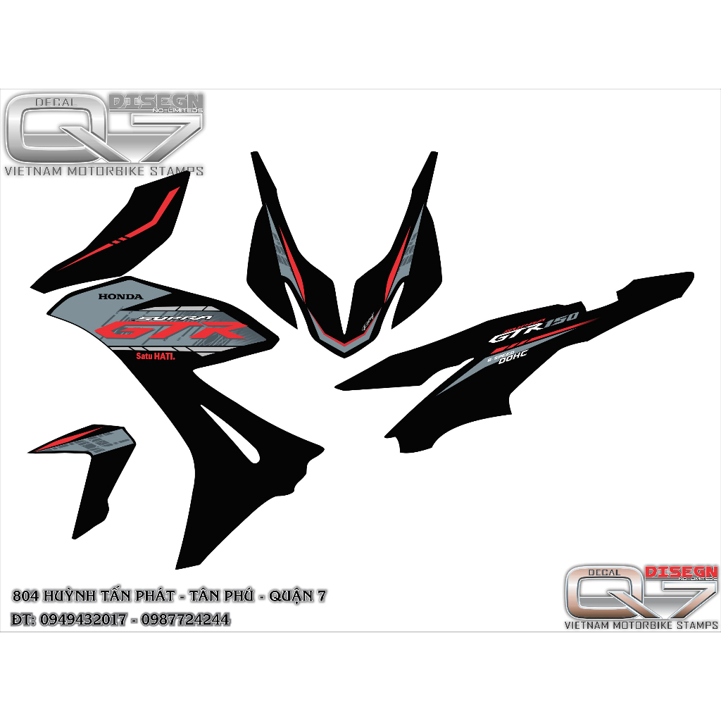 WINNER X แสตมป์แบบถอดได้ - GTR - decalq7