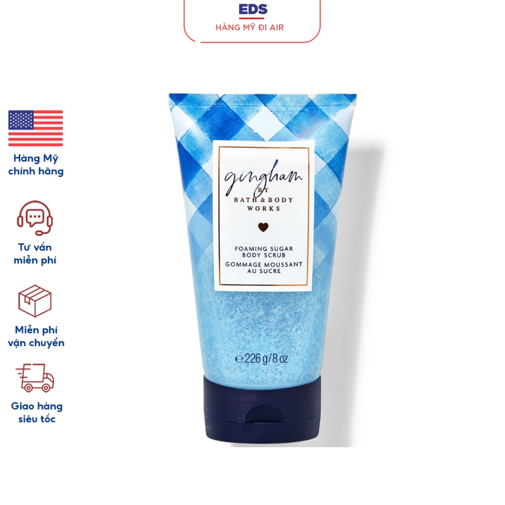 Bath &amp; Body Work Gingham Exfoliating Cream - EDS American Goods