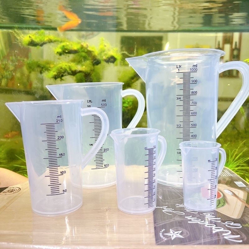 VIETAM ถ้วยตวงพลาสติกระดับบัณฑิต 50ml ถึง 2000ml - ถ้วยตวงผสม