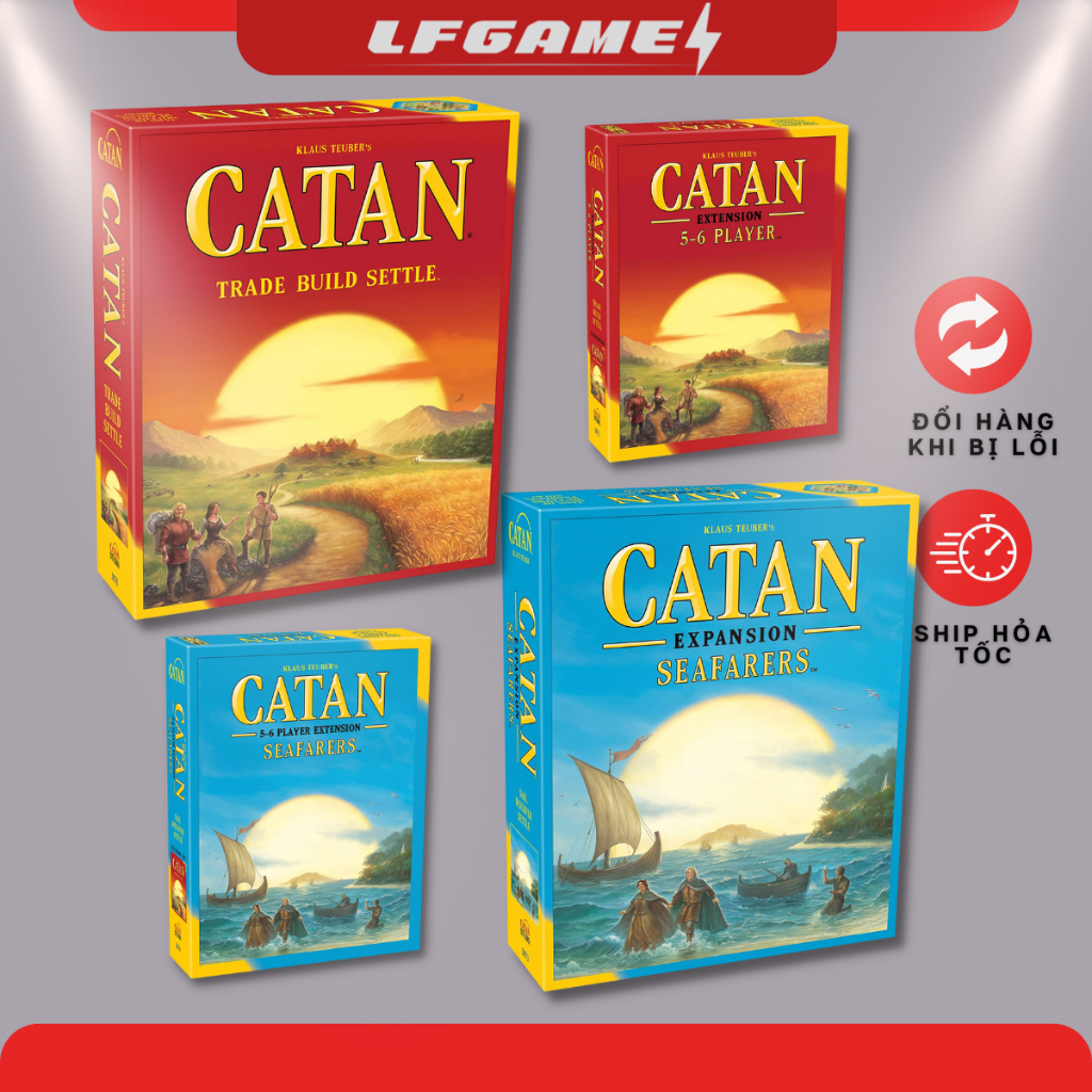 [รุ่นดีลักซ์] CATAN Boardgame Expansion Seafarers CATAN Extension The Settlers of CATAN
