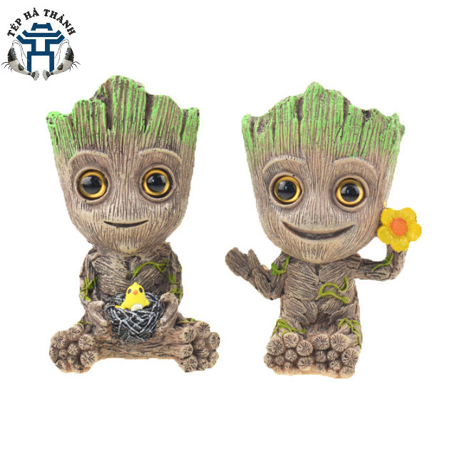 OXY Groot หัวฟู่ออกซิเจนรูปปั้นตกแต่งตู้ปลาและพิพิธภัณฑ์สัตว์น้ํา