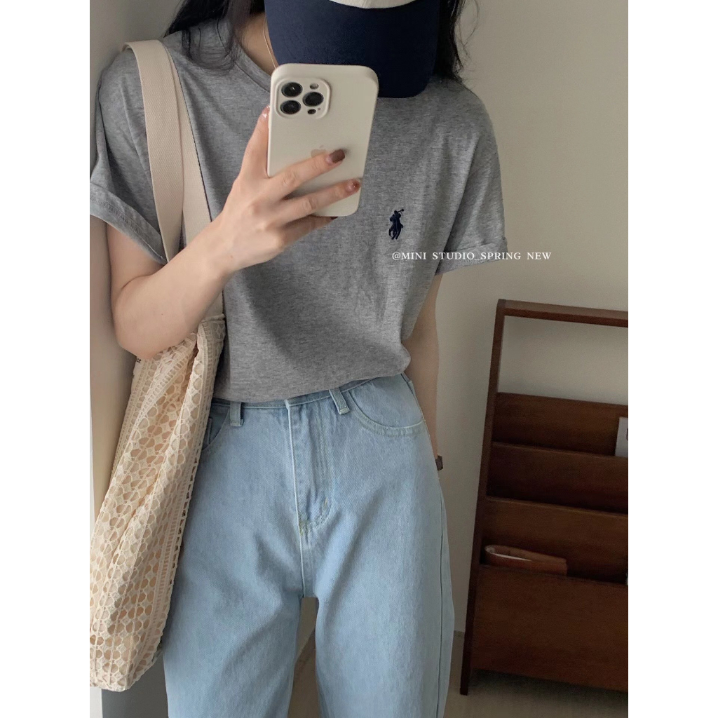 TEE ธรรมดาปักม้า 60387