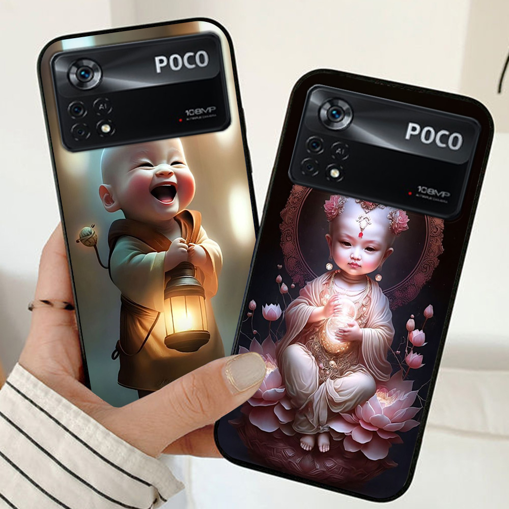 เคส Xiaomi poco x4 gt / x4 pro พร้อมรูปภาพของอาจารย์ตัวน้อยและพระตัวน้อย