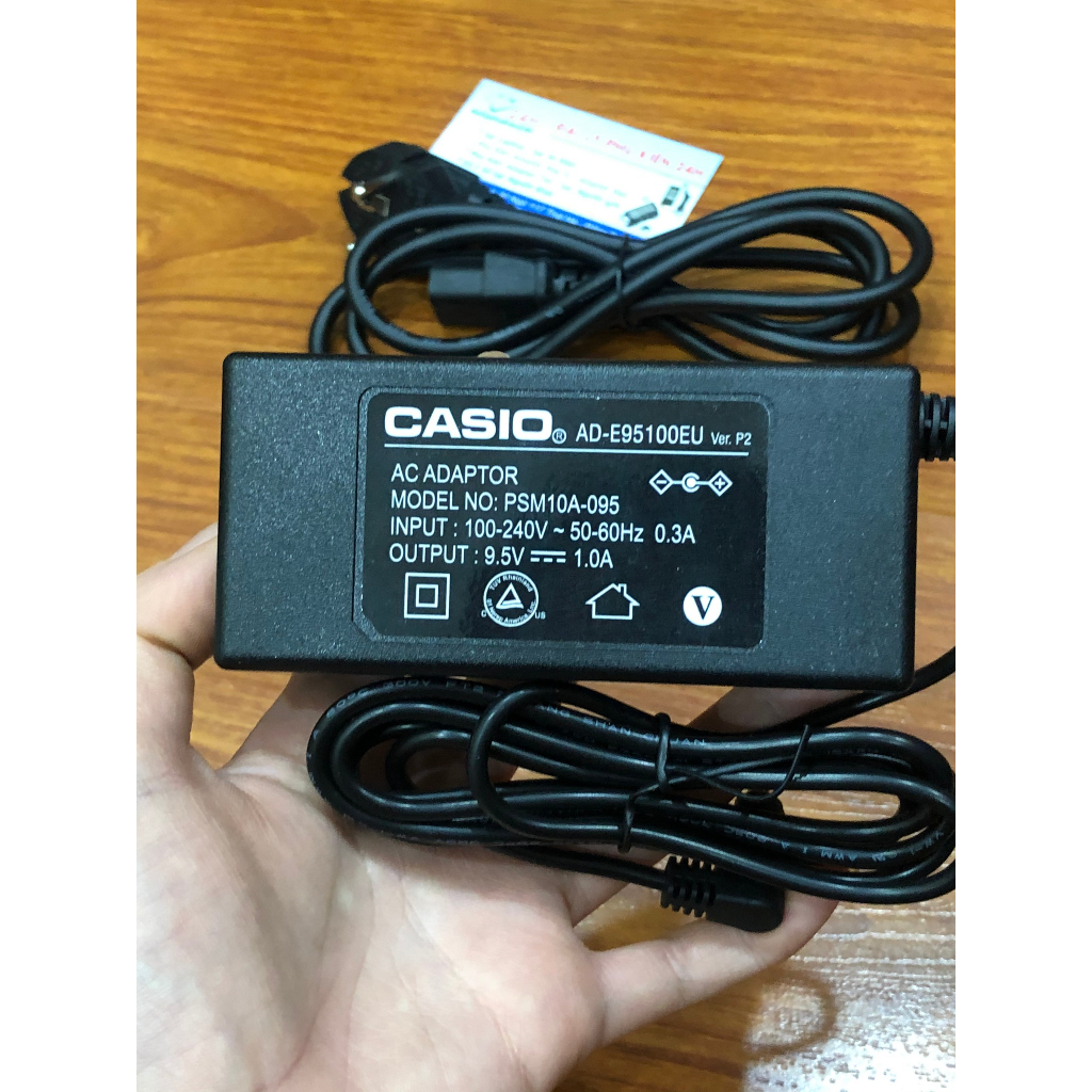Casio สายไฟ CTK-1100, CTK-1150, CTK-1200 ( อะแดปเตอร ์ 9.5VLOOPTER )