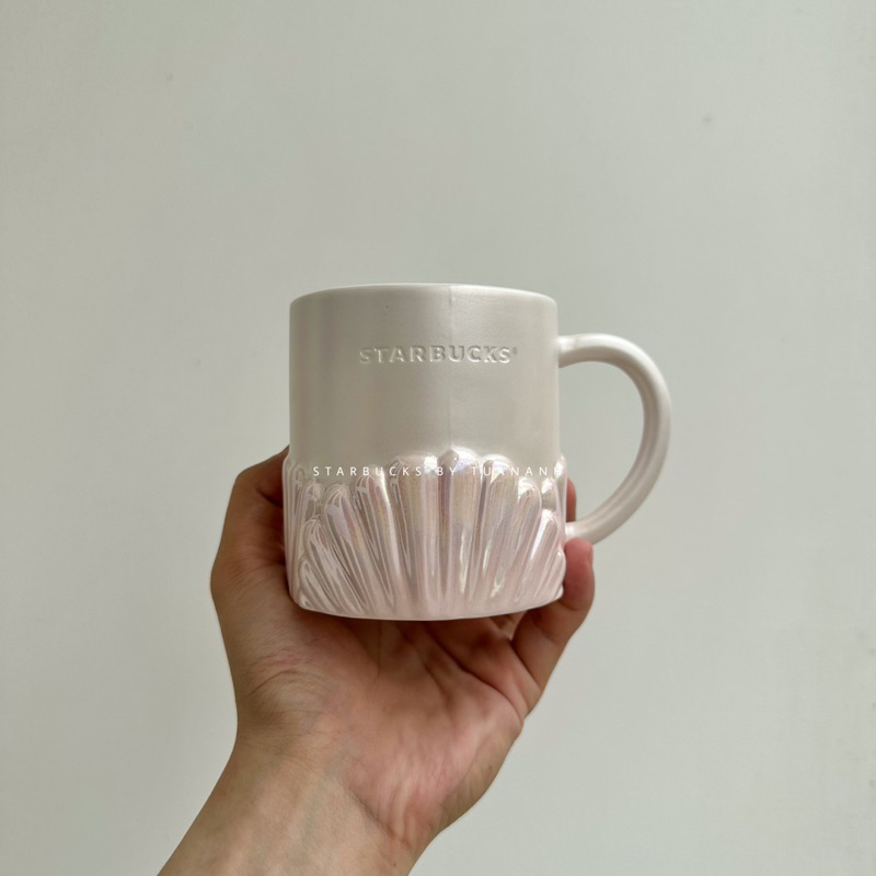 [ ของแท ้ ] Starbucks Seashell Stoneware Mug 355ml