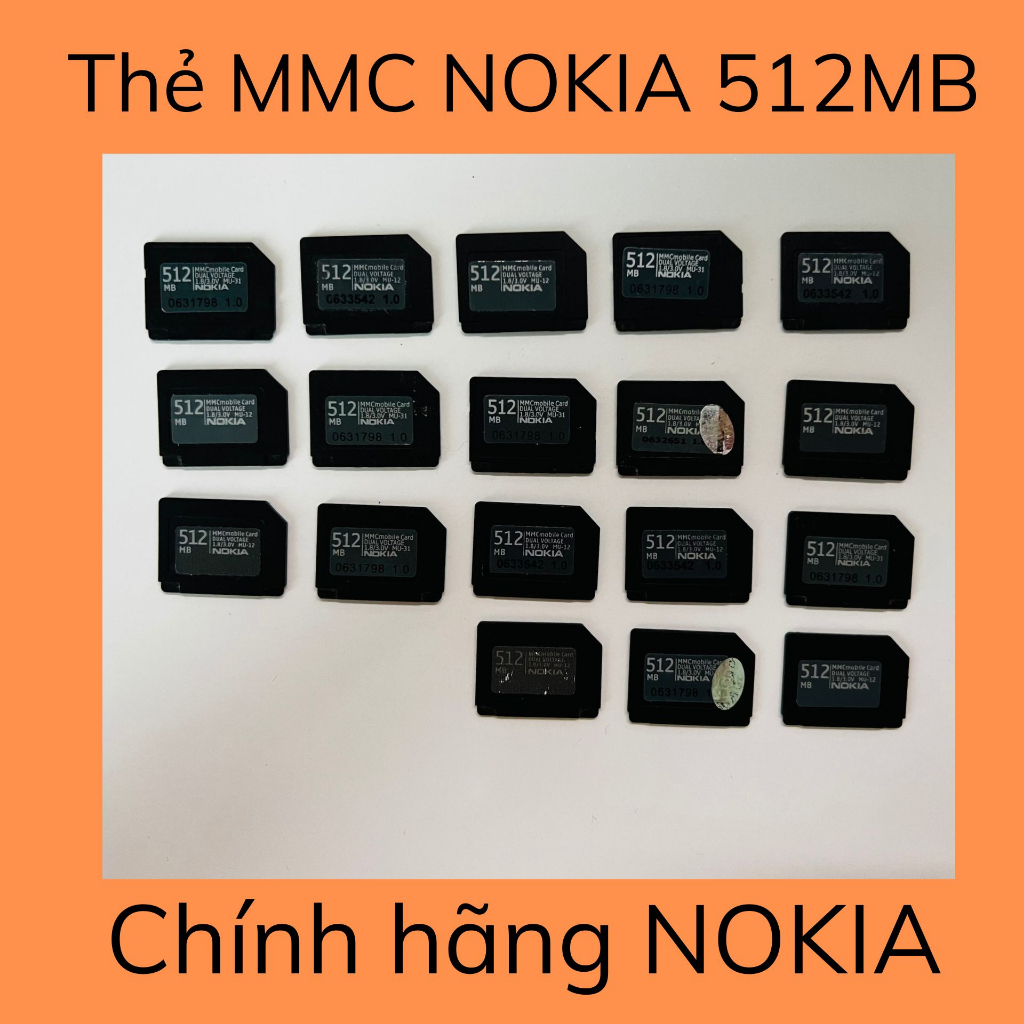 การ์ด NOKIA MMC 512Mb สําหรับ 7610, 6230, N70, N72, Ngage...
