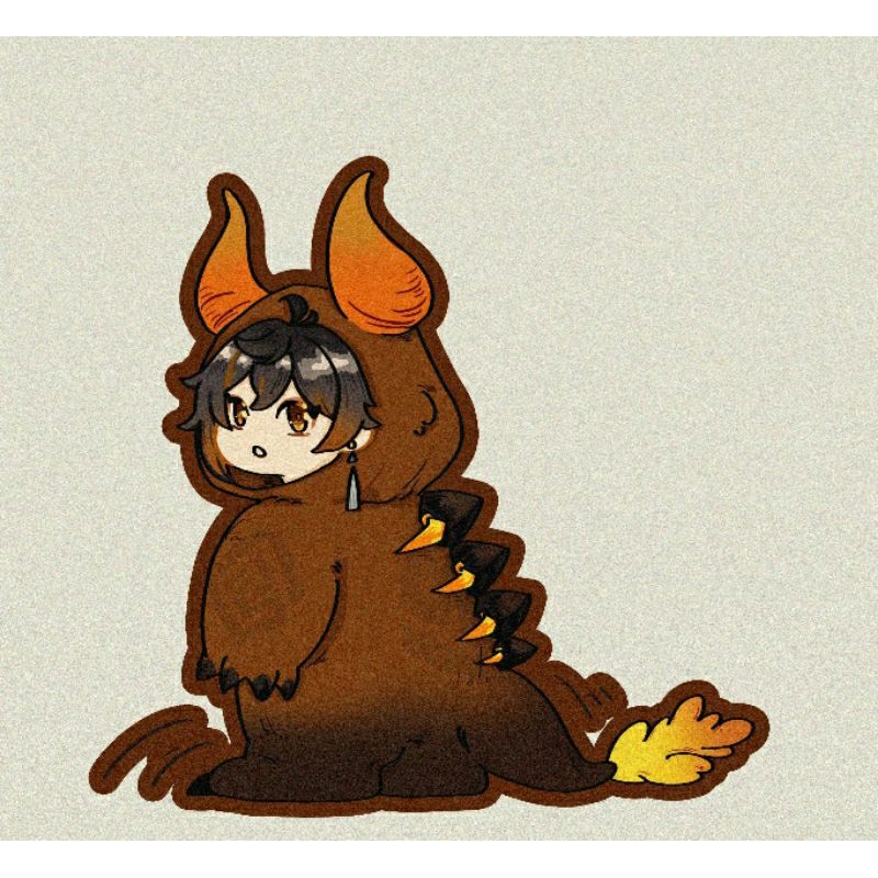 สติ๊กเกอร์ Zhongli Genshin Impact