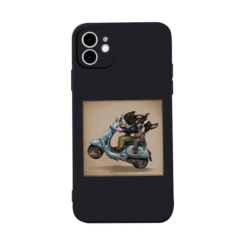 BVC Bull เคส iPhone พลาสติกวิ่ง vespa iPhone 13 12 11 Pro Max SE 2020 X XR XS 8 7 ip 6S 6 Plus q7164