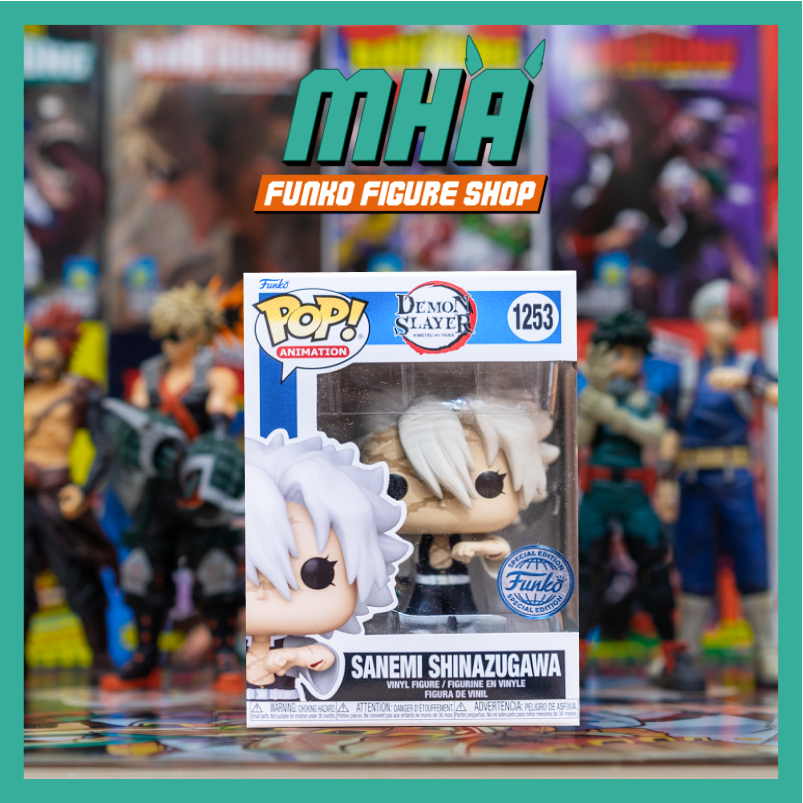 Funko Pop:Demon Slayer ของแท้ - โมเดล Sanemi Shinazugawa แก้ไขพิเศษ 1253