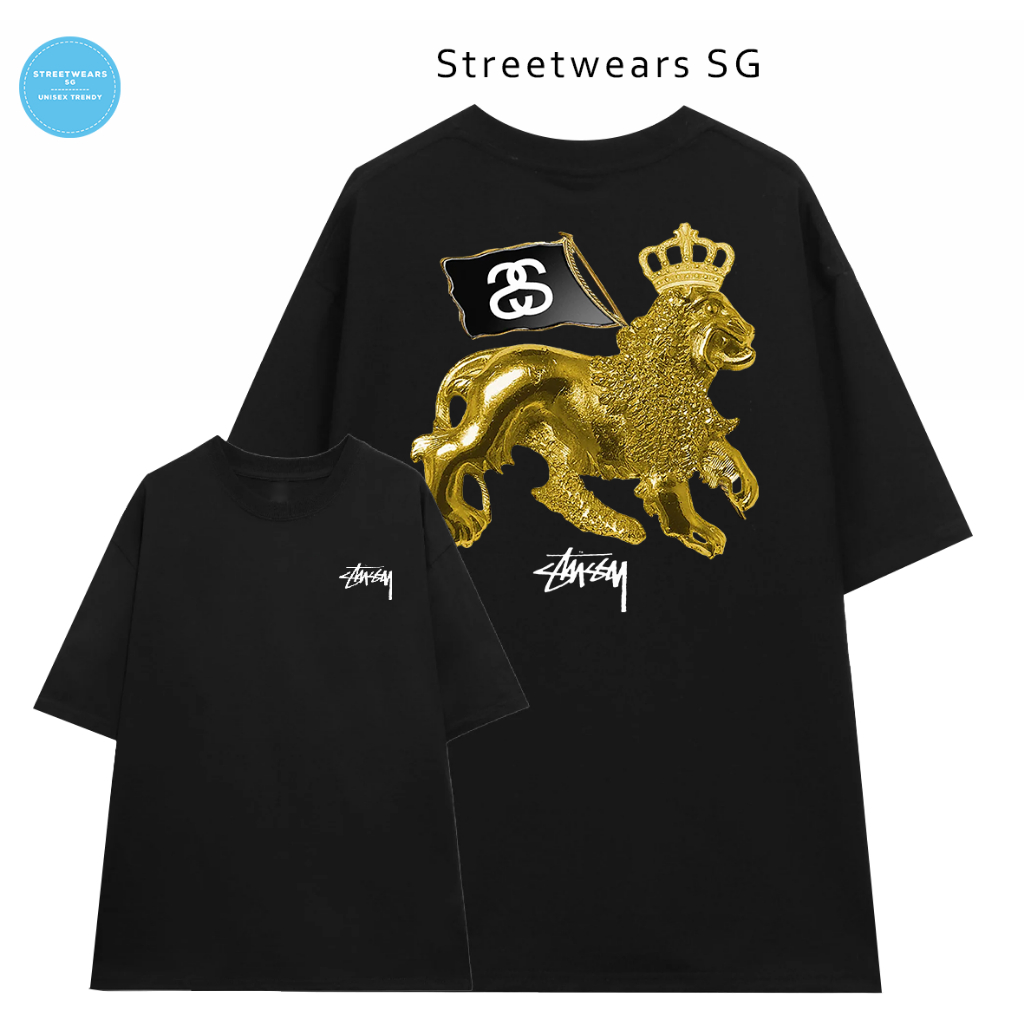 Stussy GOLD LION TEE - สตรีทแวร์ SG