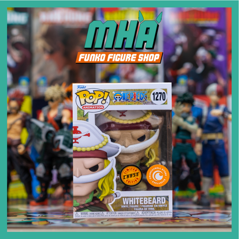 Funko Pop ของแท้! Animation One Piece - Whitebeard Crunchyroll Exclusive Chase limited edition 1270