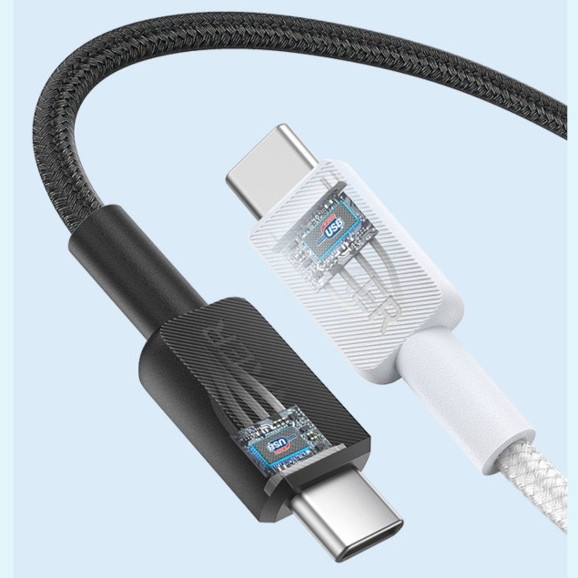 Type_C PD60W สายชาร์จเร็ว 2 ตะกั่ว An.ker 322 C to C A81F5 / A81F6