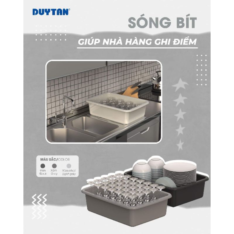 DUY TAN ถาดจานร้านอาหารพลาสติก 1t5