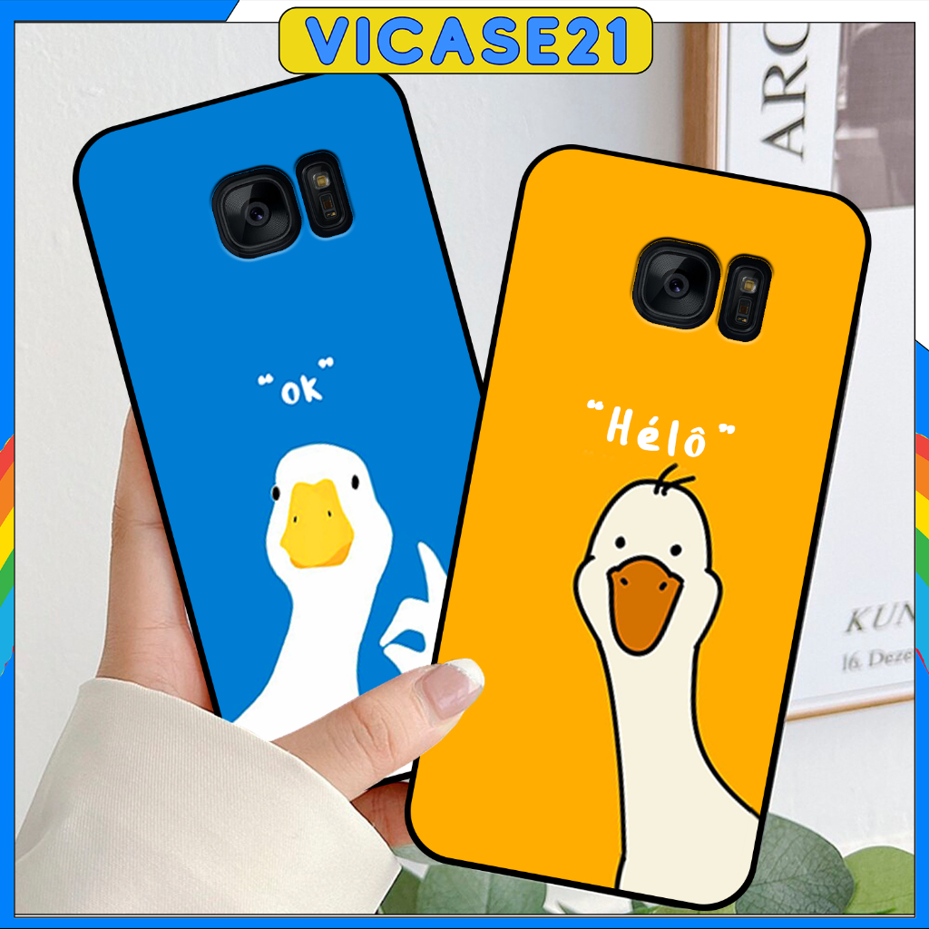 SamSung Note 5- S6- S6 Edge- S7- S7 Edge- Note Fe Case (Fan Edition) พิมพ์ลายเป็ดน่ารัก