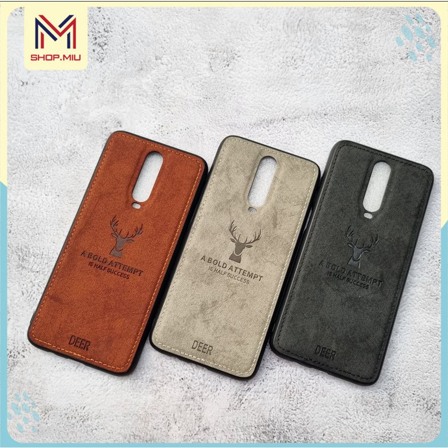 Realme X / X2 pro / Oppo K3 / Reno ACE เคสยีนส์ลายกวาง