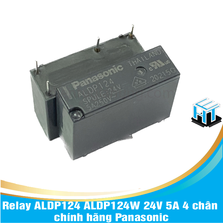 1 รีเลย์ ALDP124 ALDP124W 24V 5A 4 ขา Panasonic แท้