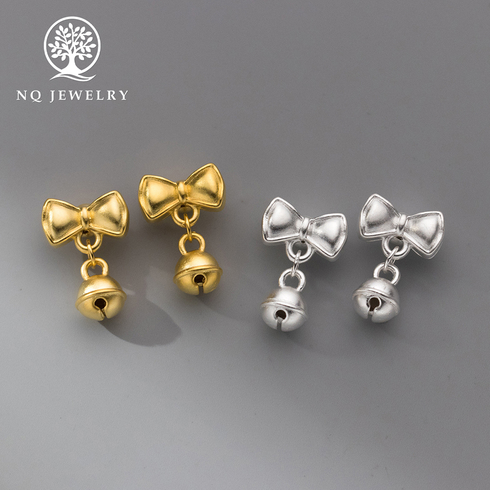 โบว์ Charm S925 และกระดิ่งห้อย - NQ Jewelry