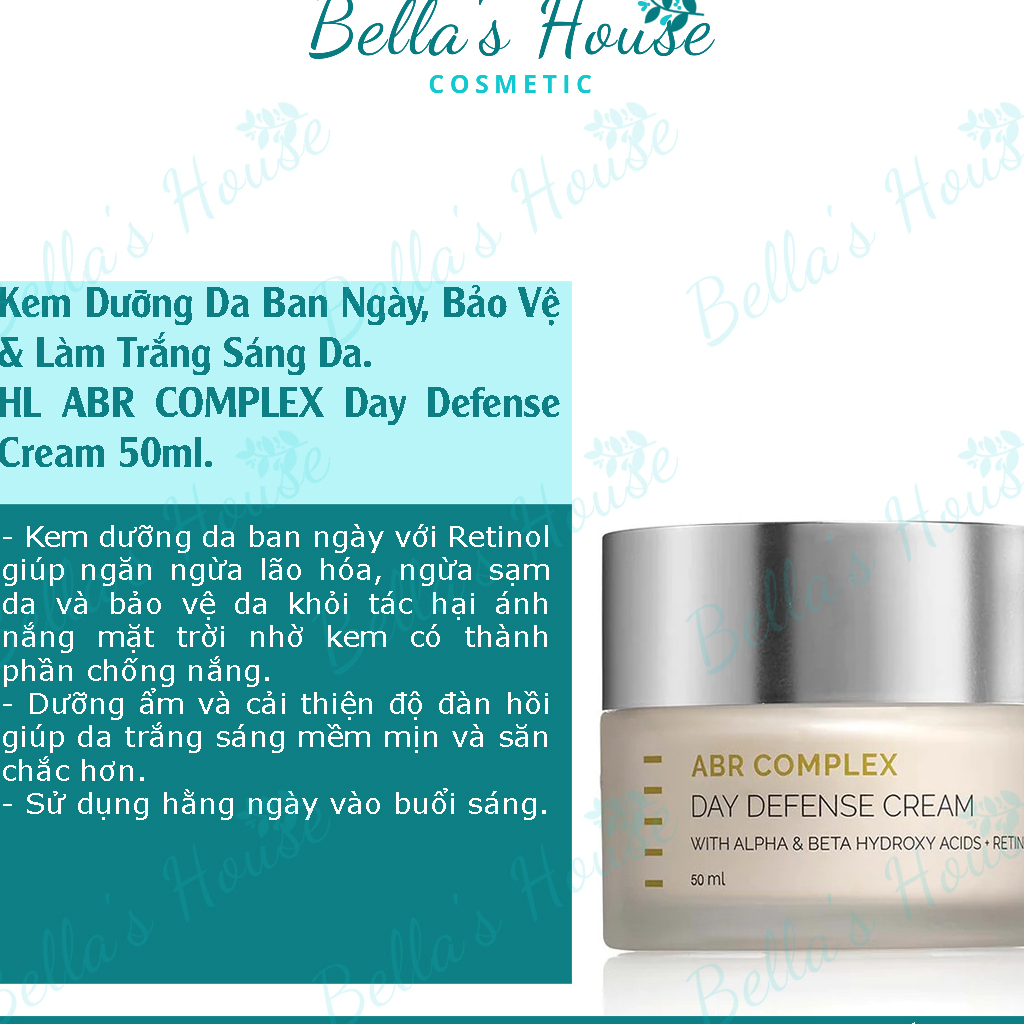 [ แสตมป ์ ของแท ้ ] แสตมป ์ ของแท ้ ] HL ABR COMPLEX Day Defense Cream - Day Cream, Day Cream, Skin Protection &amp; Whitening 50ML. ..