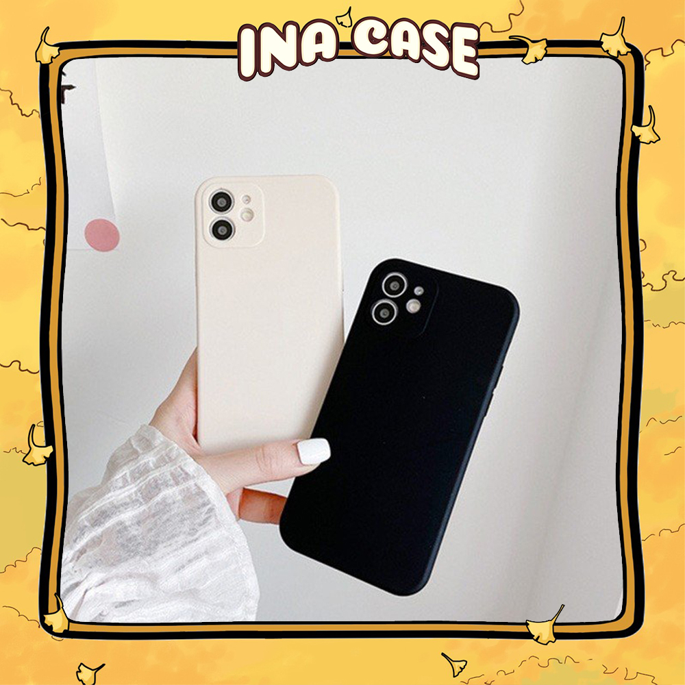 เคสไอโฟนขอบสี่เหลี่ยมสีขาว 16promax/ 16pro/ 16plus/ 16/ 15promax/ 15pro/ 15/ 14promax/ 14pro/ 14/ 13