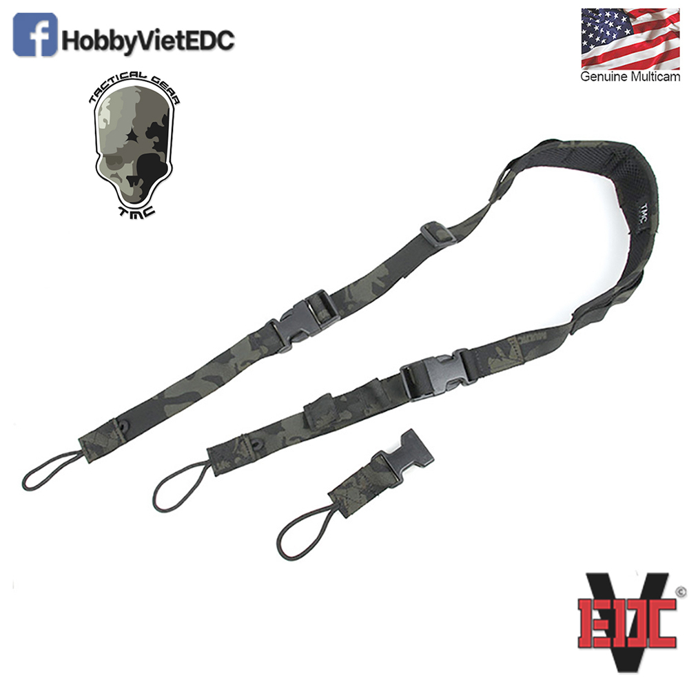 TMC-Gear Tactical Black-MC Camo Camera Strap